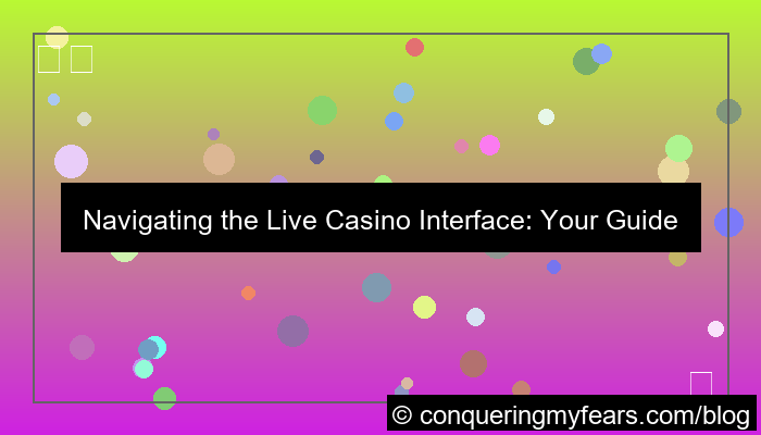 grafik live casino interface
