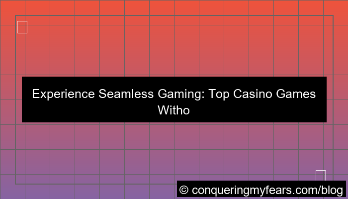 visual casino games without lag
