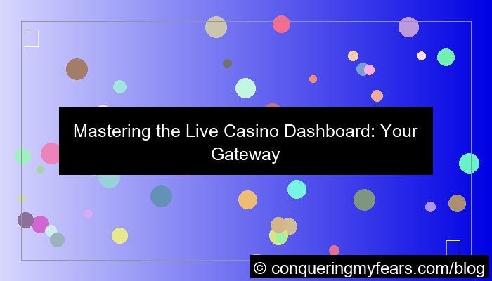 ilustrasi live casino dashboard