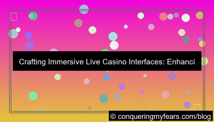 desain live casino interface design