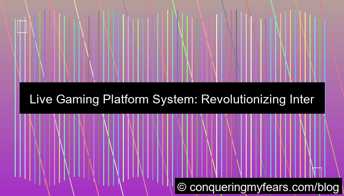 live gaming platform system