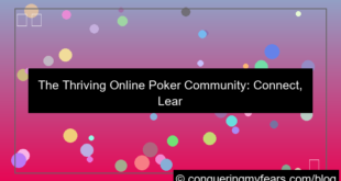 visual online poker community