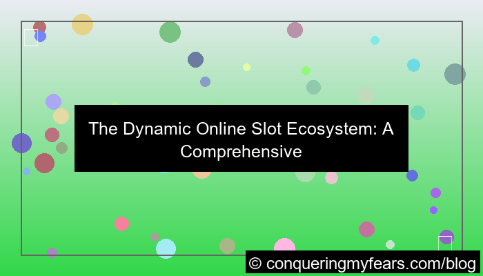 online slot ecosystem