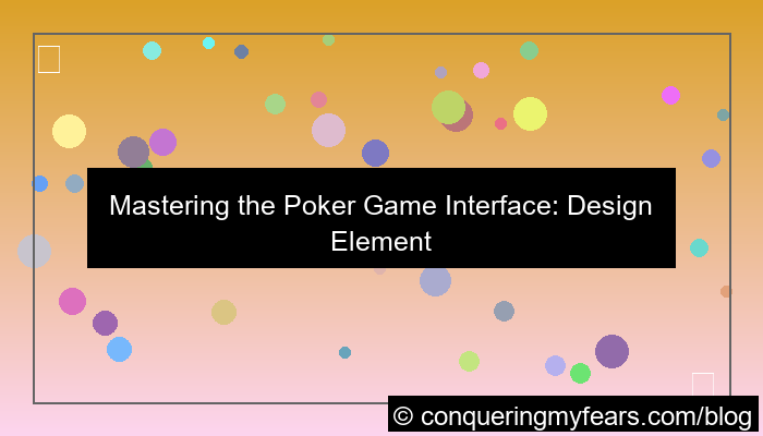 grafik poker game interface