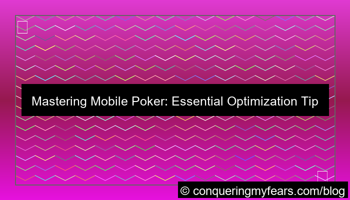 grafik poker mobile optimization