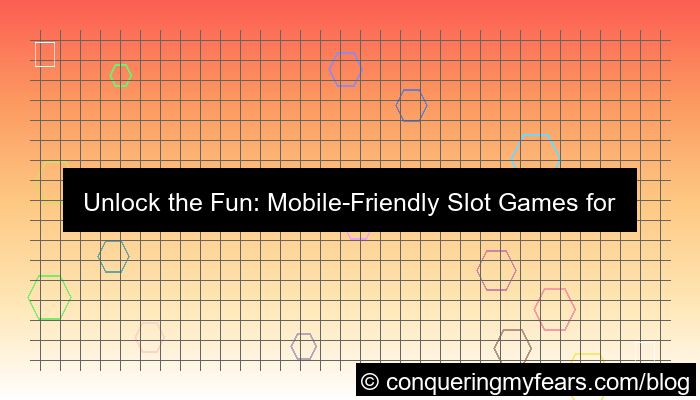 ilustrasi slot games mobile friendly