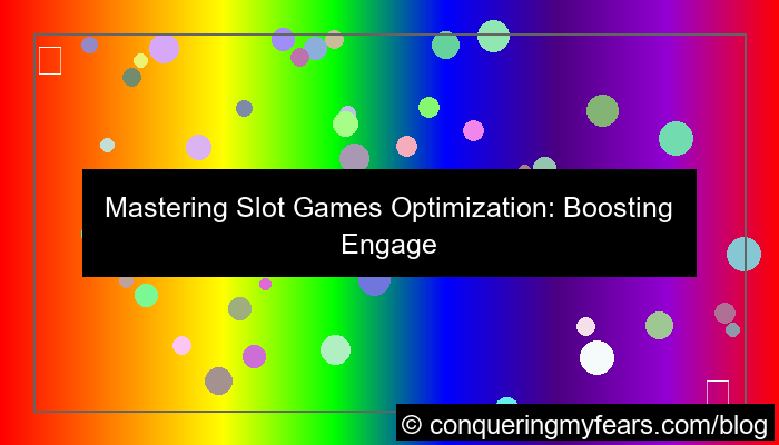 slot games optimization