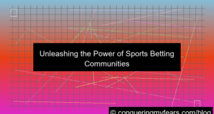 sports betting community