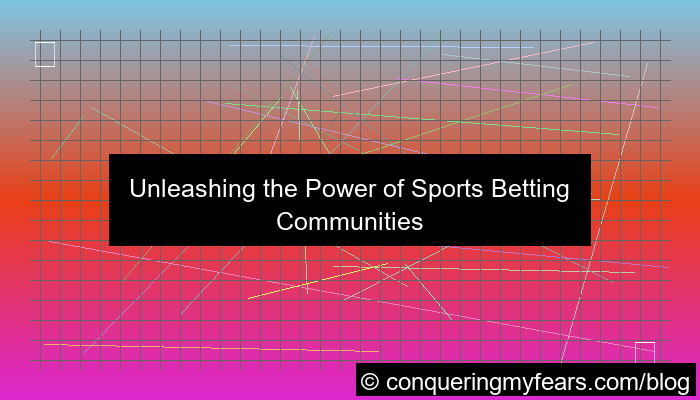 sports betting community