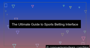 sports betting interface