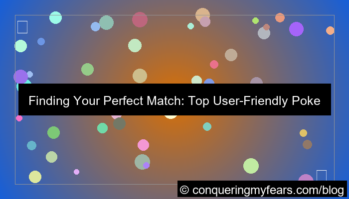 userfriendly poker site