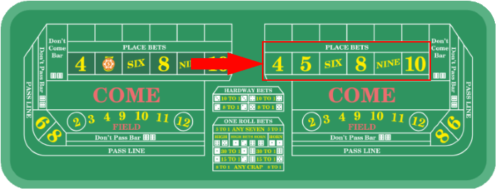 How to play the Craps game 1